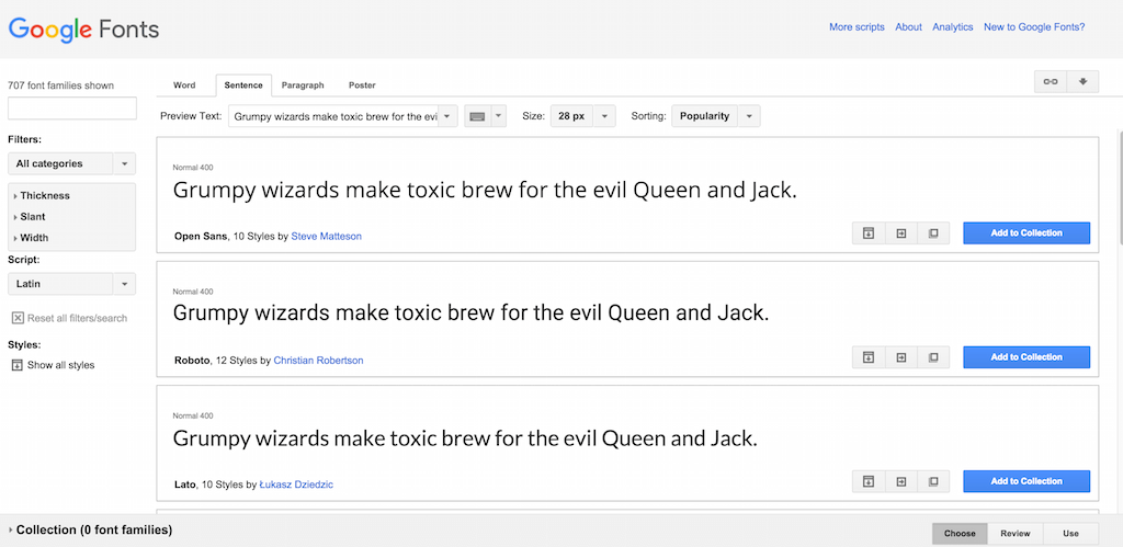 Google-Fonts